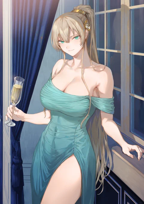 パーティードレスなソニアさん 