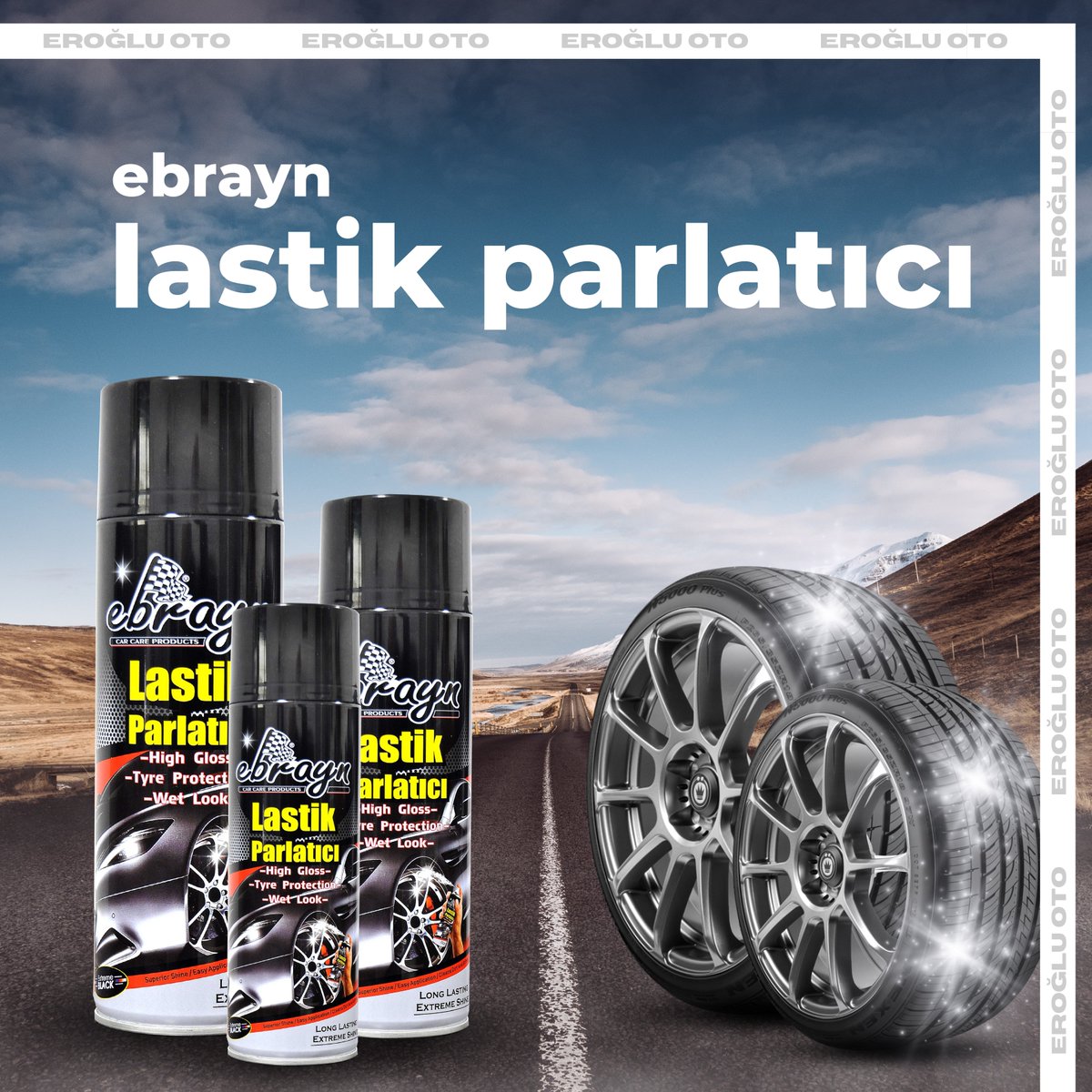 erogluotocom's tweet photo. ✨ LASTİK PARLATICI STOKLARDA!
🤩 LASTİKLERİNİZİ ŞIMARTIN
• Uzun süreli kalıcı bir parlaklık sağlar.
• Derin, ıslak ve koyu bir görünüm sağlar.
🔥 ERAKS LASTİK PARLATICIYI KAÇIRMAYIN!
🏡 Daha Fazlası İçin https://t.co/eUlL0znLrF👈🏻
#eroğluoto #eroğluotoaksesuar #erlight https://t.co/BsMkk0UPsH