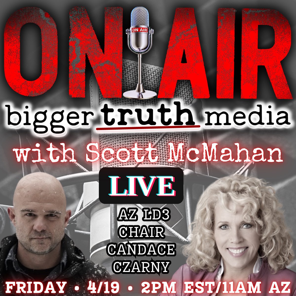 Today's show with Candace Czarny is going to be FIRE. 

Candace is probably the most controversial figure in the Arizona Republican Party. The fight was brought upon her beginning the day she was elected to LD3 Chair on December 2, 2022. She has never backed down.

But we're not…