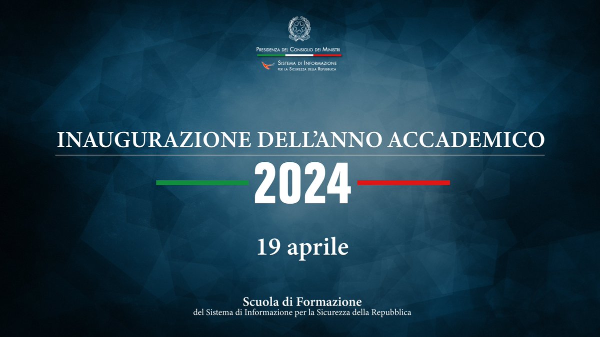 #AnnoAccademico della Scuola dell’Intelligence: i momenti salienti della cerimonia e gli interventi del Sottosegretario Alfredo Mantovano, del Direttore generale del Dis Elisabetta Belloni e del Professor Giulio Maira sull'#IntelligenzaArtificiale   sicurezzanazionale.gov.it/contenuti/anno…