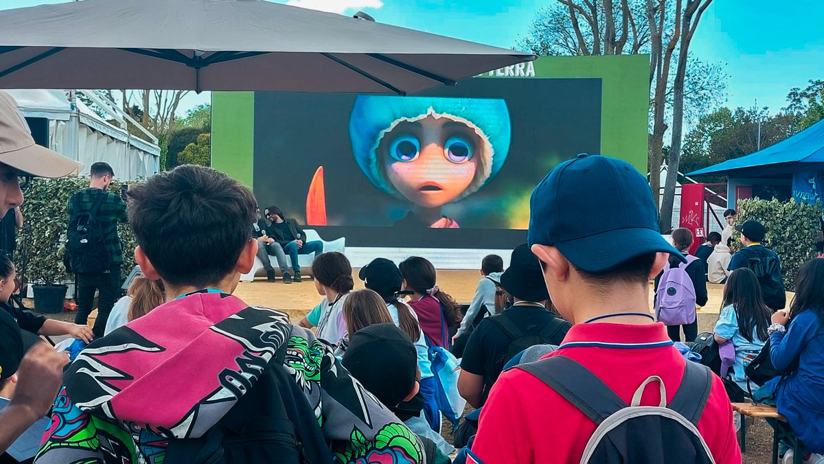 Captivated young minds! 🌟 We were excited to share a sneak peek of our upcoming feature animation @forest.themovie with these bright faces from local schools. Their enthusiasm fuels our passion! 🌿✨ Thanks @earthdayitalia for inviting us at #VillaggioPerLaTerra. #EarthDayItalia