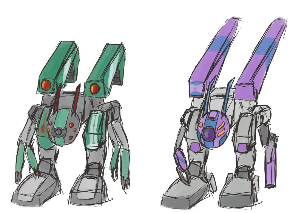 Support subframes, 20 Tether-Guard. Left: maintenance type, Viviann custom; right: field type, assigned to frame Accipitra;