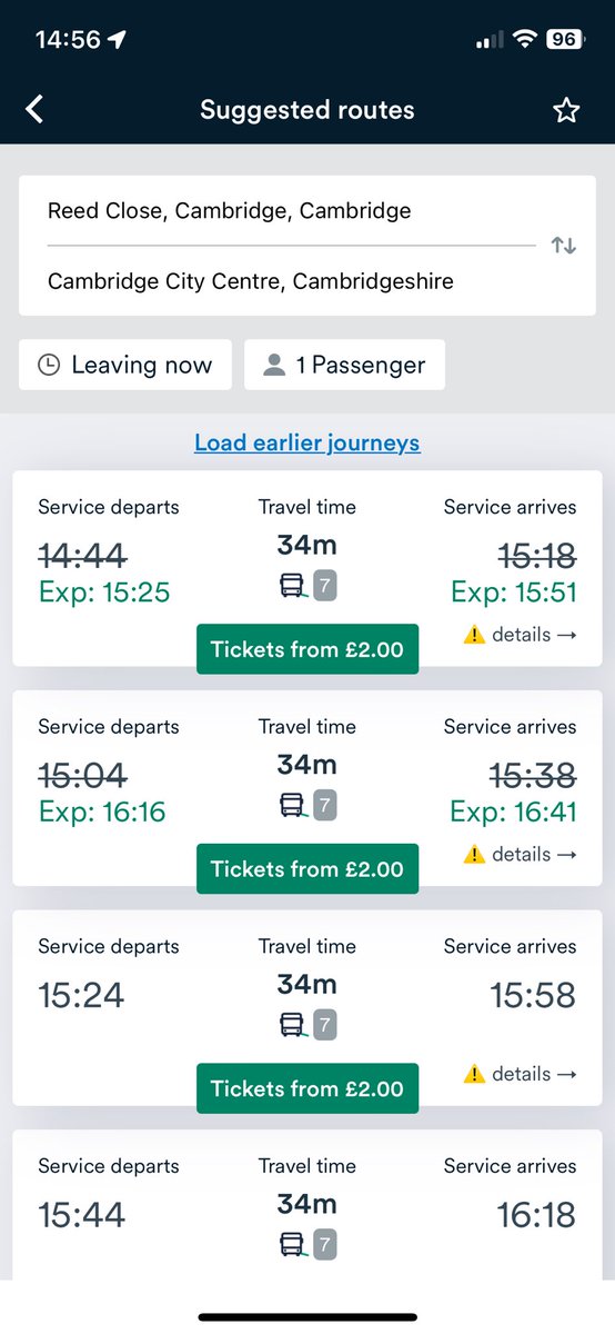 How is a person supposed to manage a service like this? I was going to get then15.04 bus but no, have had to order a ⁦@Panther_Taxis⁩ instead. What’s happening to our buses@stagecoach