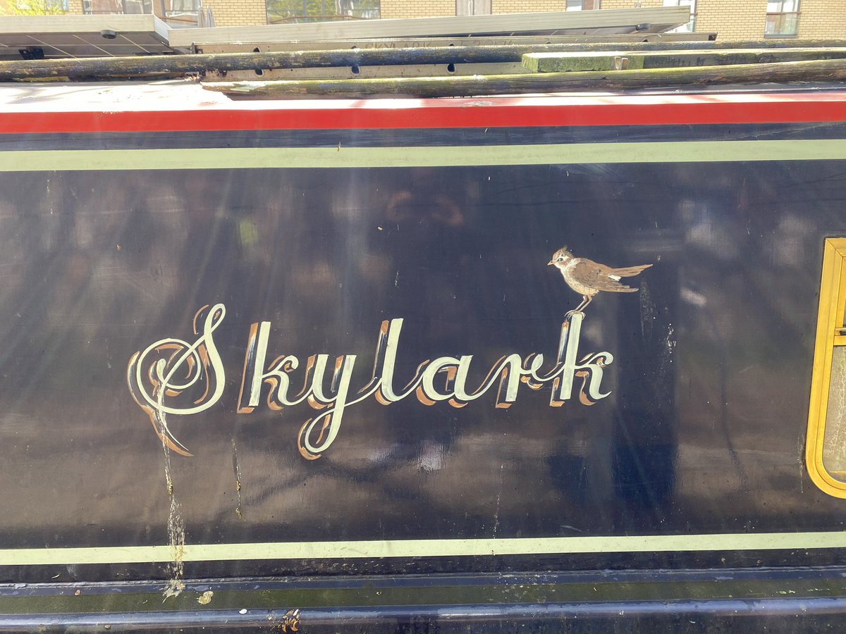 One of my favourite barge names! No doubt a species once prevalent in Middlesex when large fields and marshland existed near the Canal two hundred years ago.