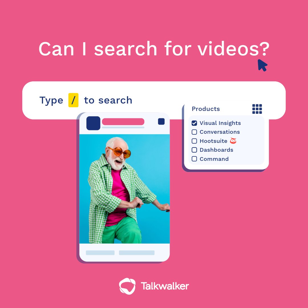 Yes you can. Recognise your brand across Video, Image and Speech with our Visual and Speech Analytics: eu1.hubs.ly/H08HG3g0 #SocialMedia #Talkwalker #Hootsuite #Marketing #SocialMarketing