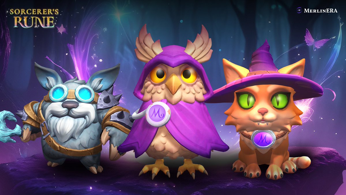 MerlinERA_Rune's tweet photo. Who will you summon in #MerlinERA?
🐀 Clever Rat
🐱 Agile Cat
🦉 Wise Owl

Each holds potent magic, but the legendary Owl is the rarest gem! 🦉✨ An exciting campaign is about to unfold on the @MerlinLayer2. 

Cast your spell and summon your sorcerer!
$MLRU https://t.co/4nhfZ3Vn8j