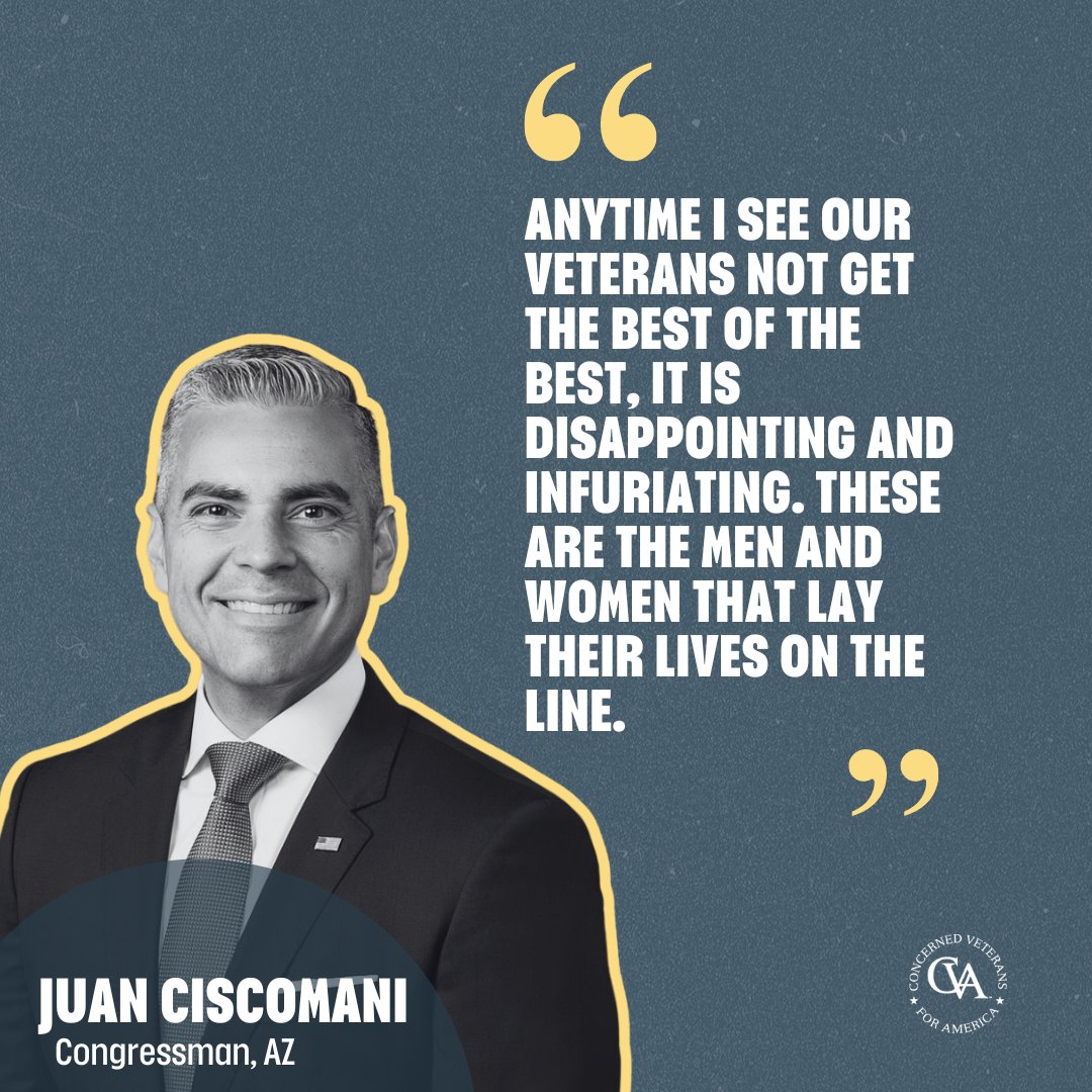 .@RepCiscomani did not mince words about how he feels when he sees an injustice towards veterans. bit.ly/4aXMTHB