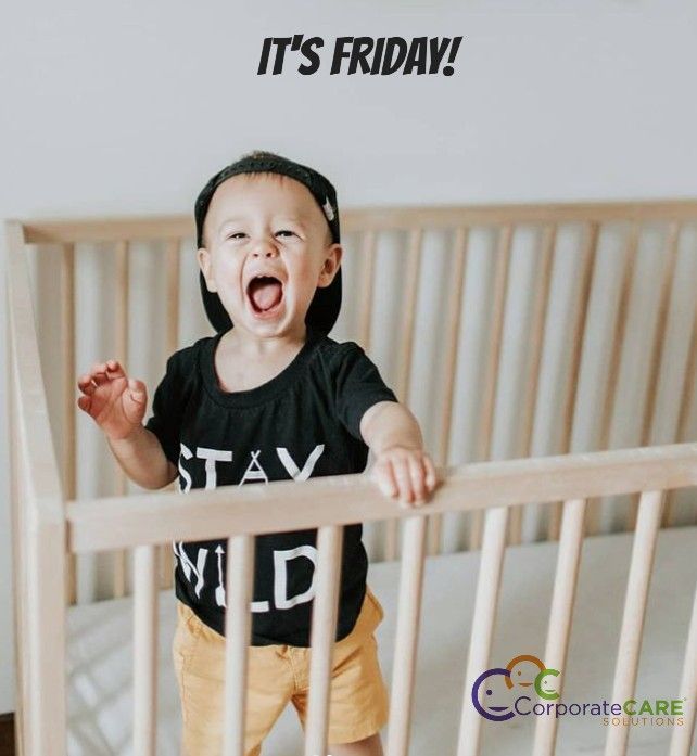 It's Fri-yay! Have a great day and an awesome weekend!
#Friday #Fridayfeeling #worklifebalance #weekend #backupcare #childcare #adultcare #seniorcare #petcare #tutoringsupport #employeebenefits #employeerecruitment #employeeretention #caregiving #caregivers #nannies