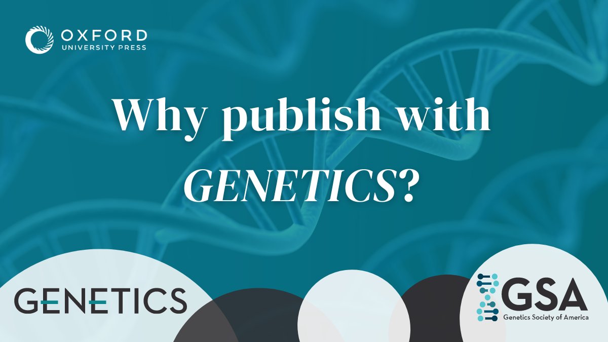 Join GENETICS in improving genome education and share your research with professionals worldwide. Discover the benefits of publishing with @‌GeneticsGSA and find out the author benefits today: oxford.ly/43Wgi2w