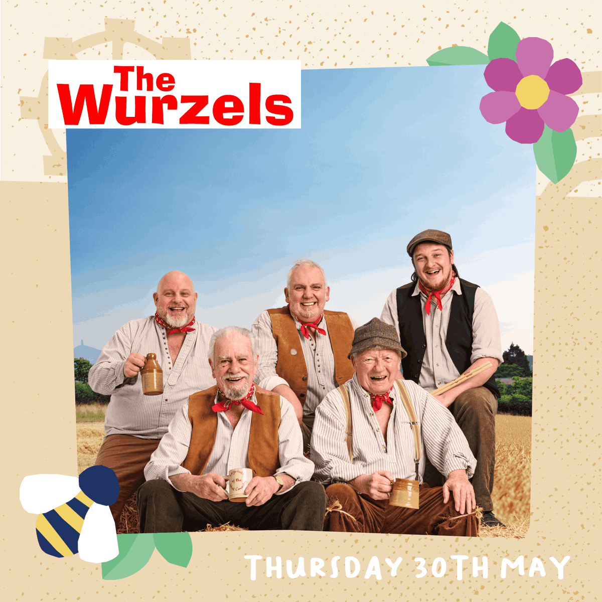 Gather round cider drinkers, we are excited to announce that the Royal Bath & West Show will be welcoming @thewurzels for 2024! 🍻🍎🎶 So get on your combine harvester and come down for a foot stomping night of music on Thursday 30th May 🚜⭐ Book now ➡️ loom.ly/0tiF5n8