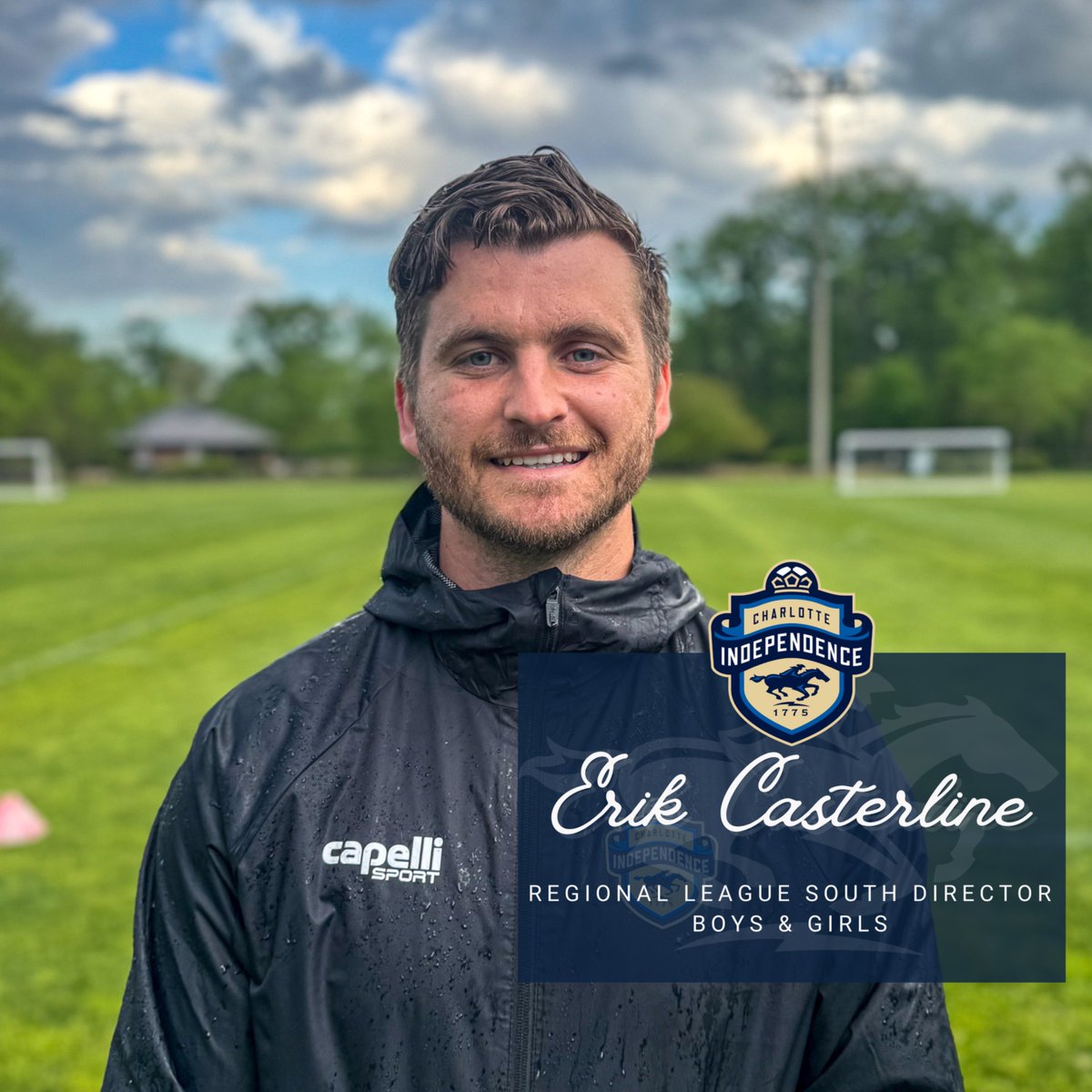 Congratulations to Erik Casterline on being promoted to Regional League South Director - Boys & Girls ⚽️ 'It was clear he was a talent in the game and has exceptional skills as a coach and leader.” Read Full Release🔗 ow.ly/mkAN50RjwSB #culturecounts #theindependenceway