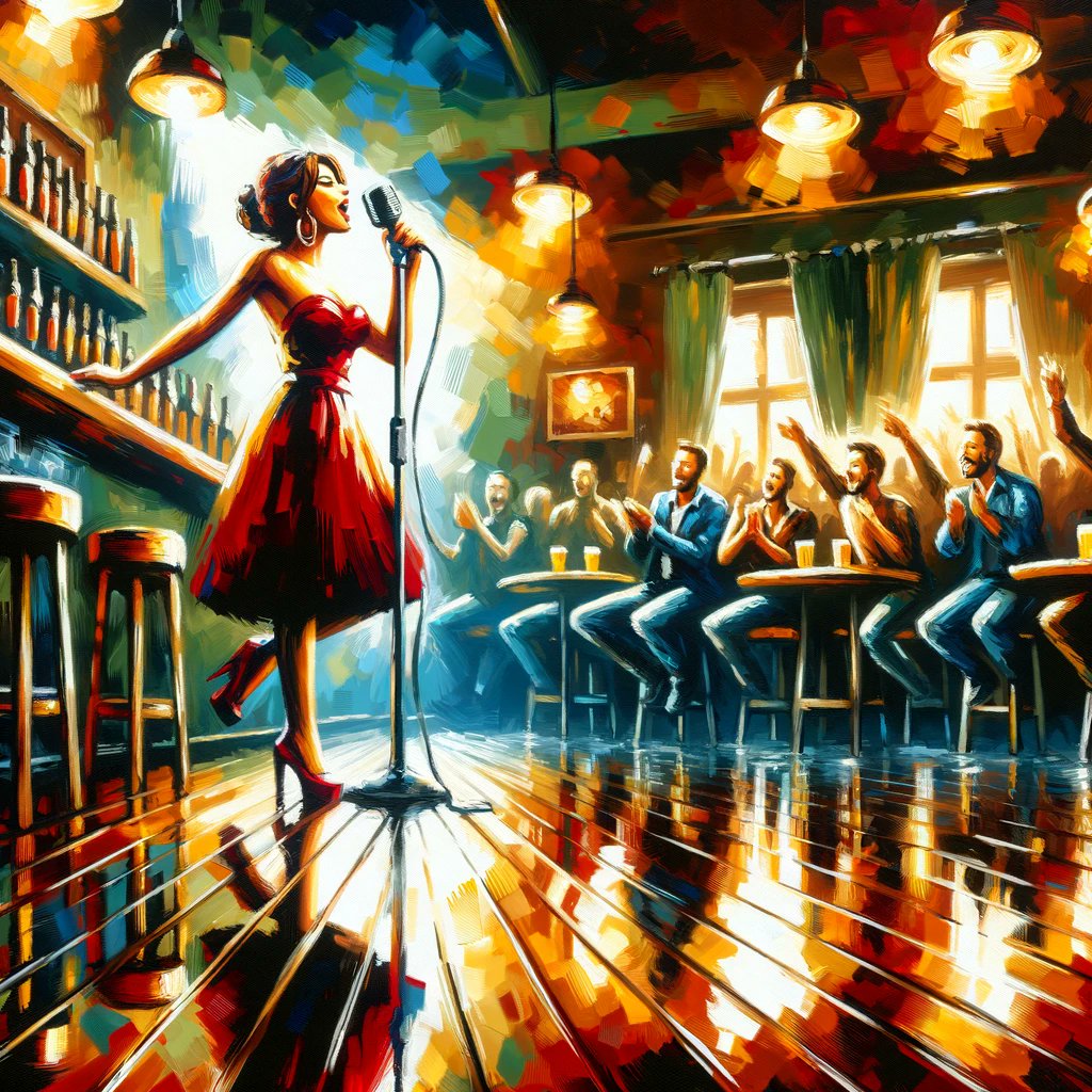 Cheers and applause fill the air, a symphony of appreciation for the soulful performance unfolding before our eyes. 🎉 It's a Friday night to remember, where music and art collide in perfect harmony. 🎨 #FridayNightVibes #fridaymorning #FridayFeeling