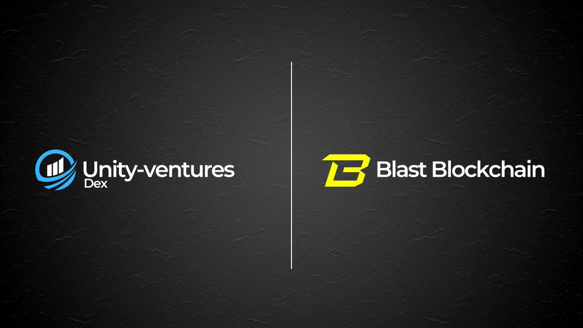 📣Big addition! @Blast_L2 has been integrated to Unity Ventures DEX! ▫️This means you can now trade, swap, Cross-chain bridge and even build Code free staking pools on Blast blockchain effortlessly at 🌐Unity-ventures.com. Don't miss out on the expansion! 🚀 #Blast_L2