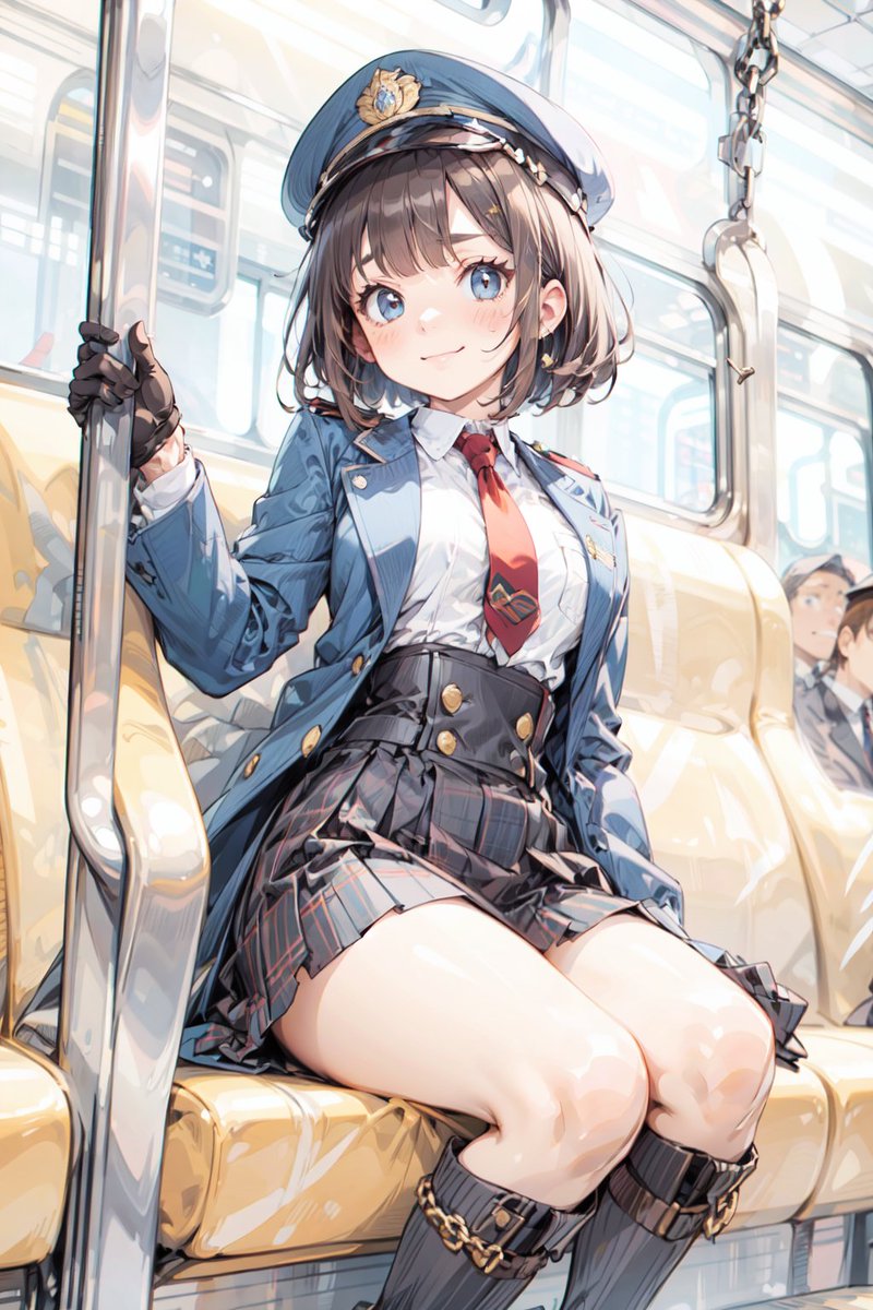 MelodyMocha0's tweet photo. Vintage Train Conductor
クラシックな駅員衣装
出発進行かわいいかわいい🥰
Train is departing!! Cutely!
👉Noteフォロー
👉See more on Patre○n 
画像にプロンプト有り Prompt in the pic #Mocha_prompt #TensorArt #ToxicEchoAct2 https://t.co/hAcht7bnCz