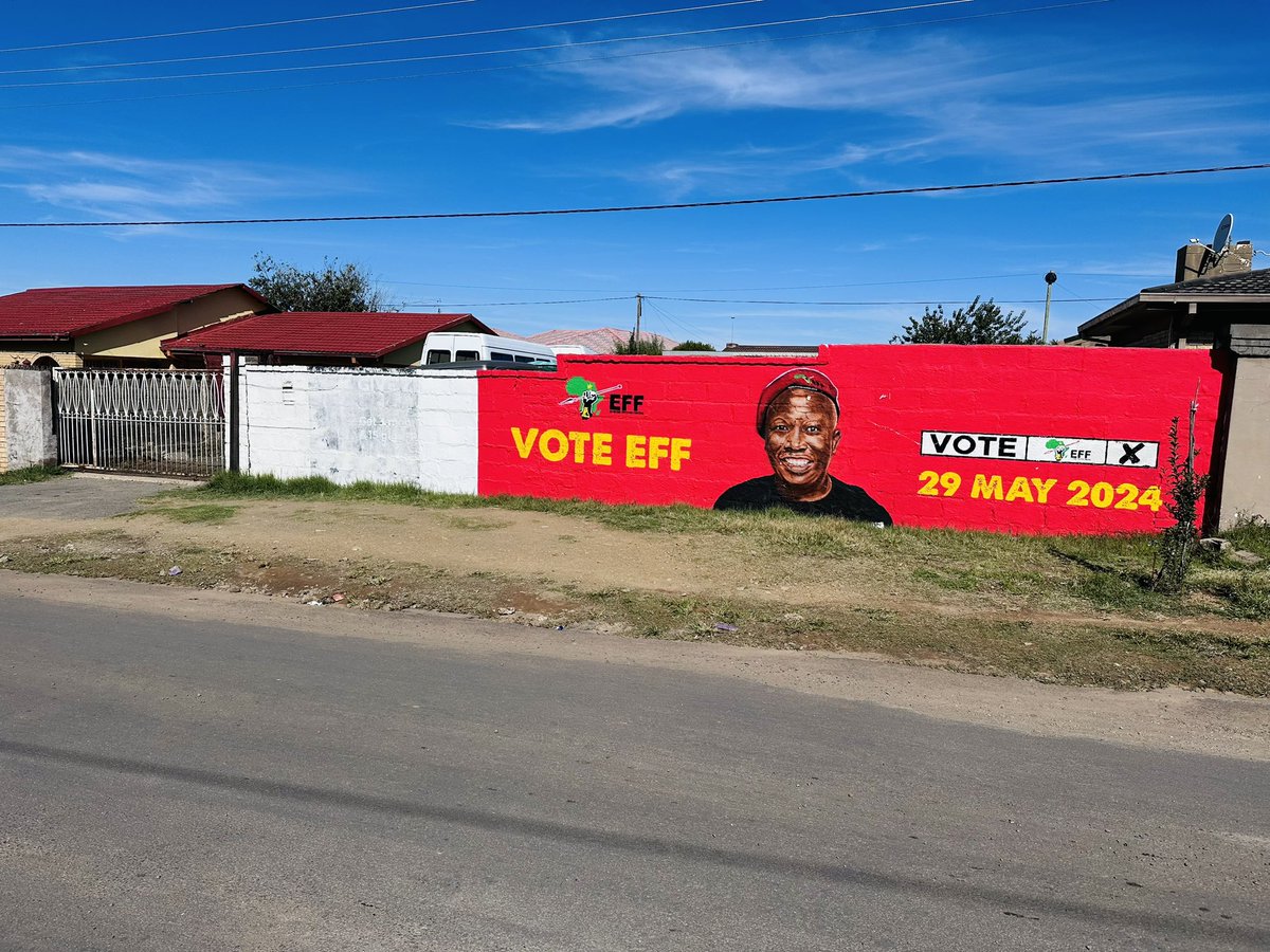 🚨40 Days To Go🚨 The people of Skoti ward14 in Mangaung are reminded to do the right thing on the 29th of May 2024 and #VoteEFF2024 Phatha EFF Phatha‼️
