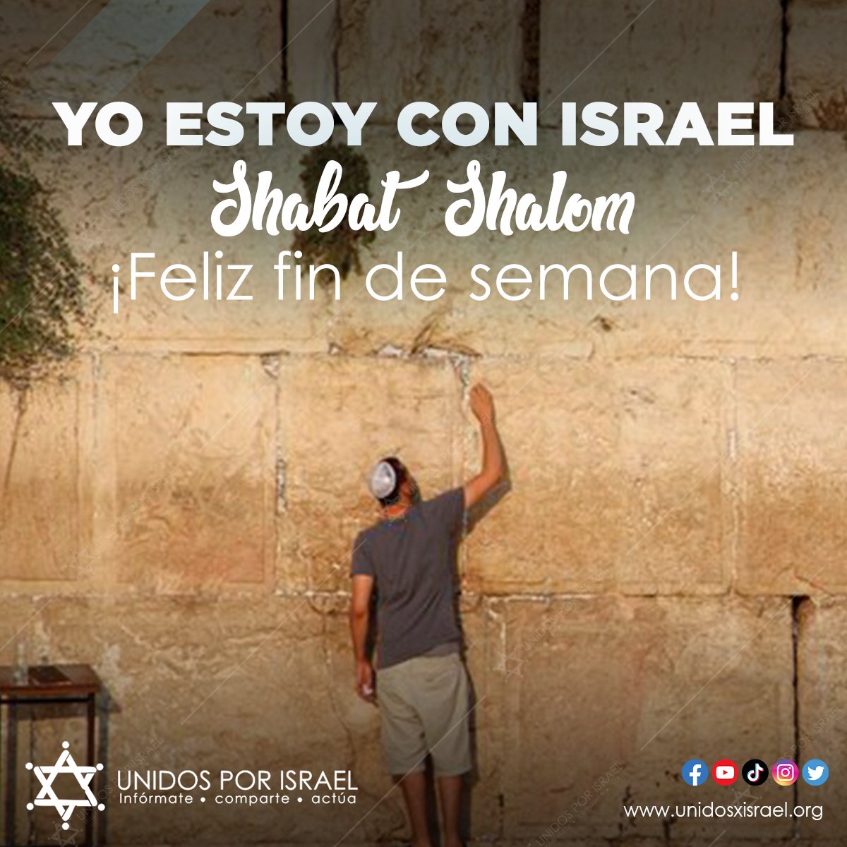 Que reine la #Paz en #Israel y en el mundo! #shabatshalom #felizfindesemana #unidosxisrael