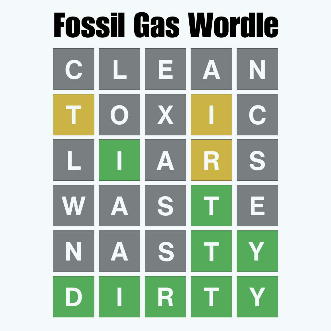 🟩🟩🟩🟩🟩 For years the fossil fuel industry has gaslit us into thinking that #FossilGas is safe for the environment & our health by calling it 'natural.' But it's time to start calling gas what it is: a dirty fossil fuel. Learn more: bit.ly/fossilgastruth #FossilGaslighting