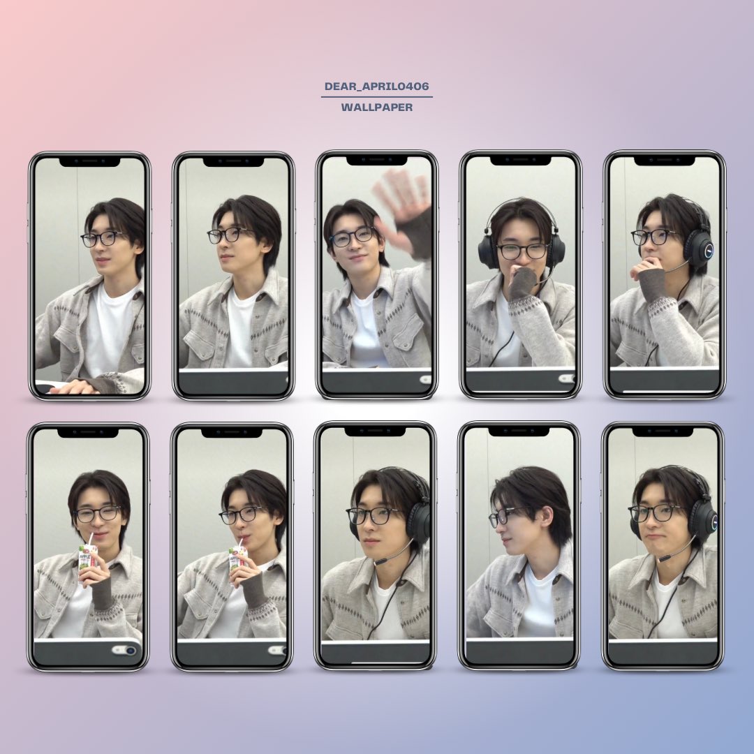 [WONWOO]

240419 Weverse Live Screenshots

- Lockscreen Wallpaper
(thread)

#WONWOO #SEVENTEEN #DEARAPRIL0406WALLPAPER