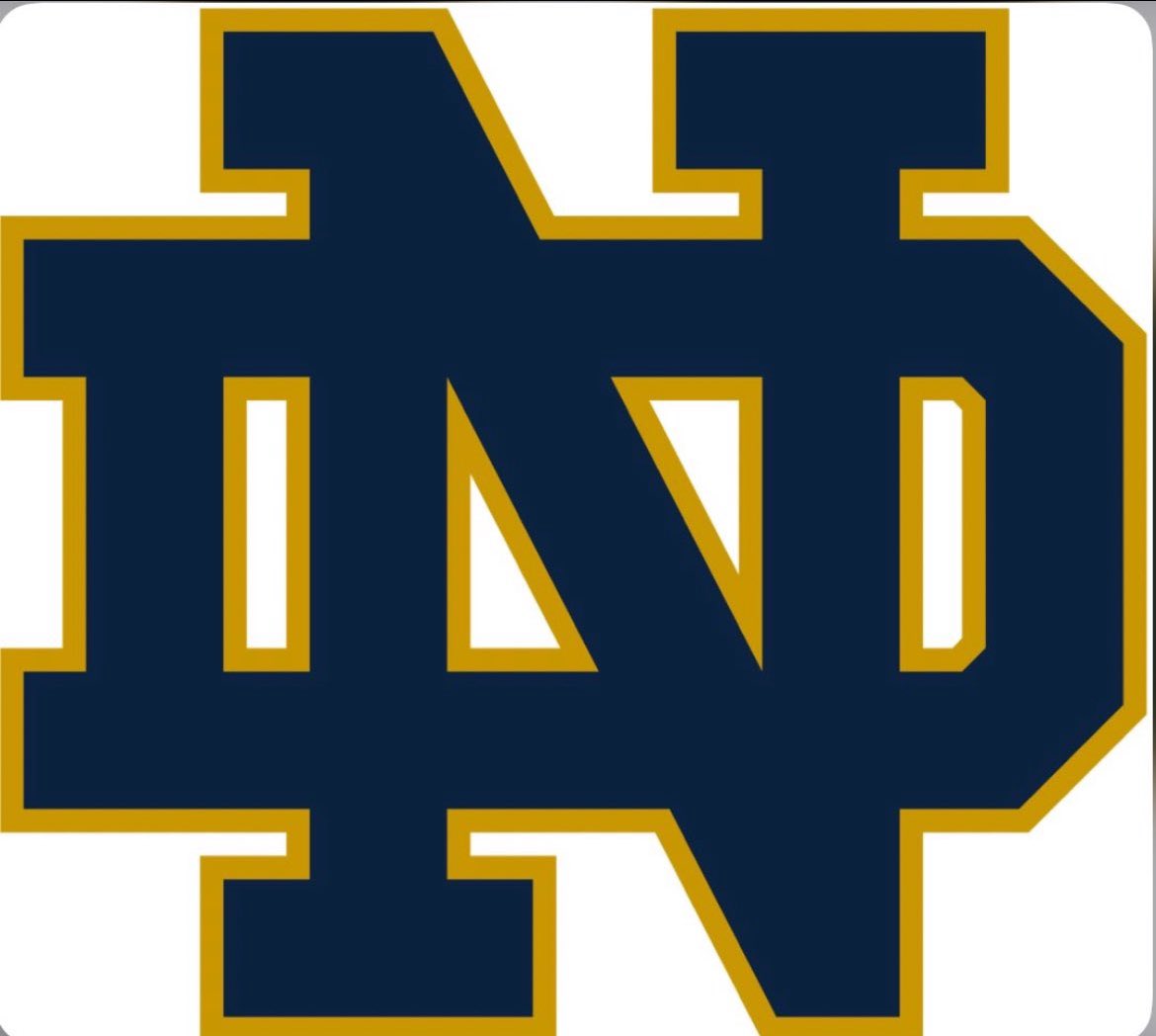 I will be at Notre Dame tomorrow!! #goirish☘️ @coachwash56 @CoachAlGolden @beccasites @Marcus_Freeman1 @adamgorney @Andrew_Ivins @MohrRecruiting @JohnGarcia_Jr @NickSebas_ @MikeTSinger @ByKyleKelly @NotreDame247