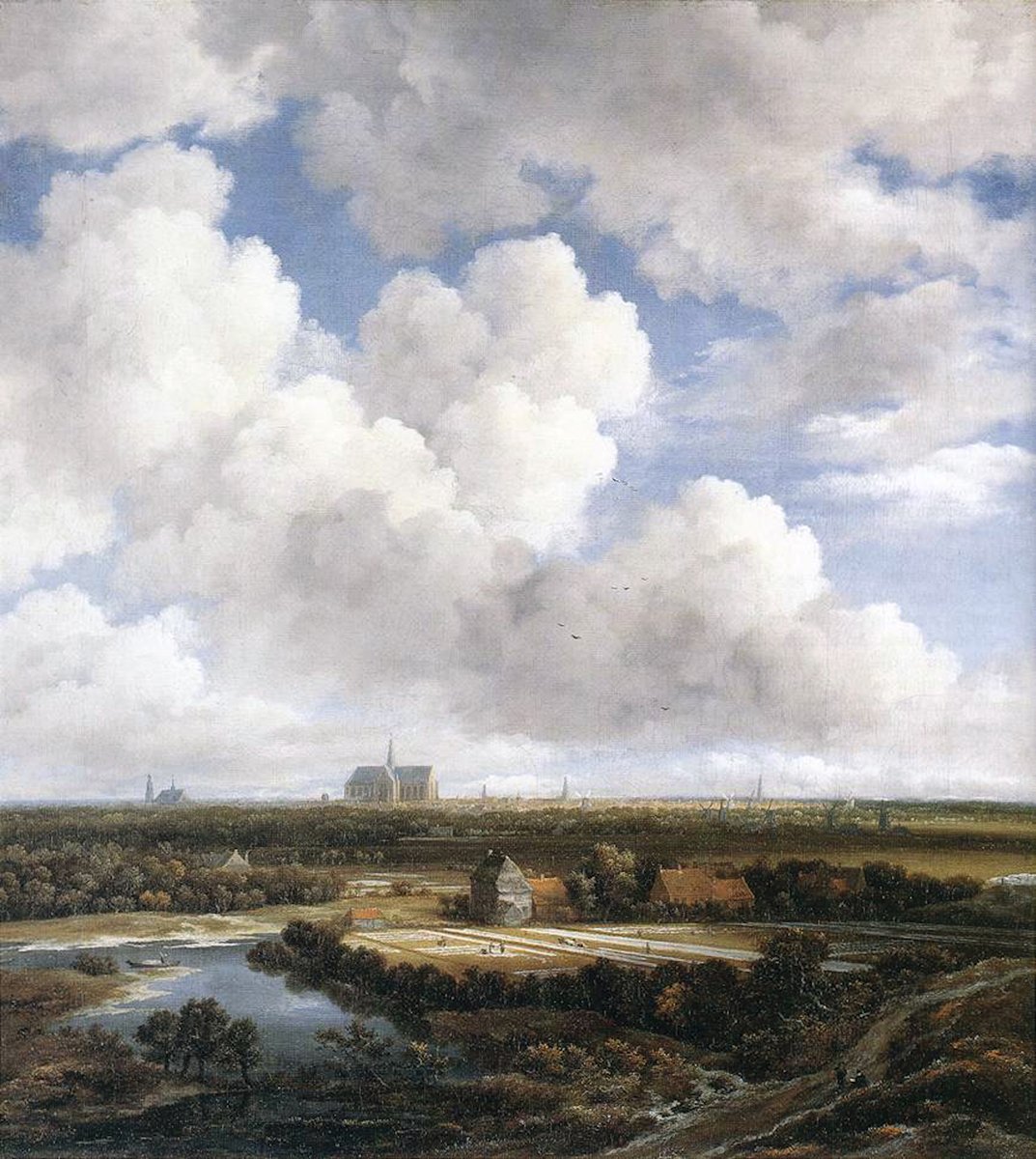 Good Day! 
View of Haarlem with Bleaching Fields by Jacob van Ruisdael c. 1665 
Oil on Canvas 
(Collection Kunsthaus Zürich)