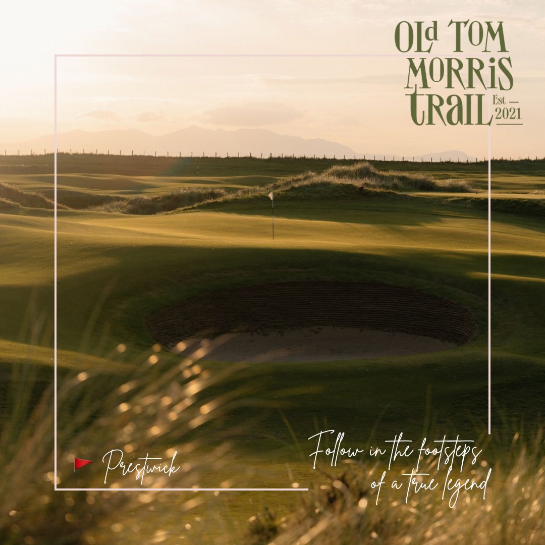 Number 17 on the Old Tom Morris Trail is Prestwick. An exceptional course, while quirky at times, you rarely leave Prestwick without a smile. 📸 @simonhird #oldtommorris #oldtommorristrail #oldtommorrislinks #scottishgolf #linksgolf #linksgolfscotland #bucketlistgolf