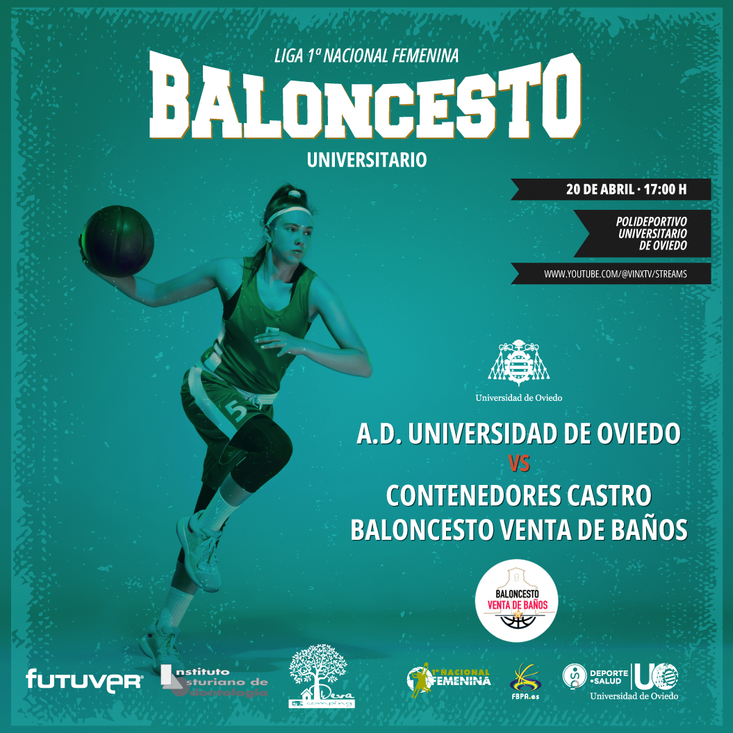 ¡Apunta en tu agenda deportiva! El equipo universitario femenino de baloncesto juega mañana en casa y espera tu apoyo en las instalaciones deportivas de Oviedo. ¡Vamos Uni! 🏀