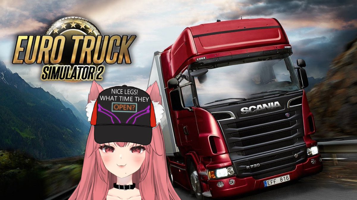 HELLO EVERYONEEE!!

after two days of rest i am back today with some Euro Truck Simulator at 3:00PM EST! (moved it up from 5:00PM)

lets see how many cars i crash into today >:D

#Vtuber #Vtubers #VtubersEN #eurotrucksimulator