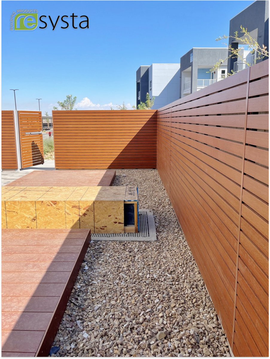 The perfect union of a stunning fence and exquisite decking transforms any outdoor space into a sanctuary of style and serenity. ✨🫶🌾

#ResystaBuildingProducts #VersatileMaterial #InteriorDesign #ExteriorDesign #FlooringSolution #WallFinish #CeilingMaterial #Durability