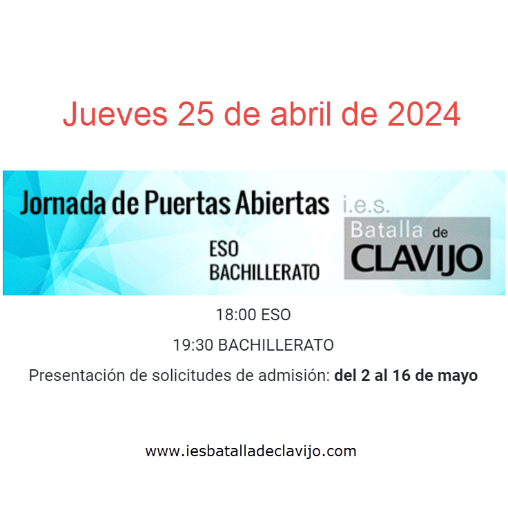 IESBatalladeClavijo (@iesbclavijo) on Twitter photo 