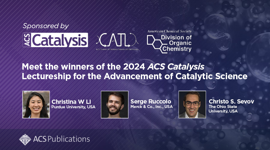 Selected from an amazing list of nominations, we are delighted to announce that Dr. Serge Ruccolo from Merck & Co., Inc., Professor Christina W. Li from Purdue University, and Professor Christo S. Sevov from The Ohio State University are this year's awardees!