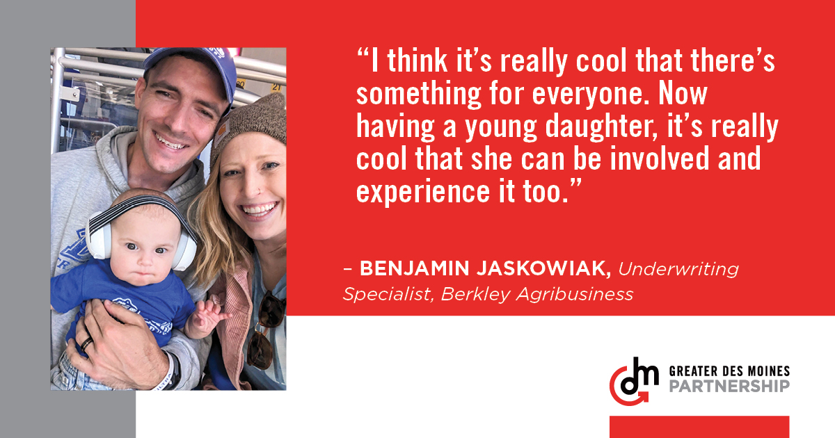 From the great conversations and events at the @DrakeRelays to #DSMUSA's bike trails and restaurants, Ben Jaskowiak found plenty to love about Greater Des Moines (DSM) after attending Drake University and participating in the Relays. Learn more: ow.ly/eFem50Rih2i.