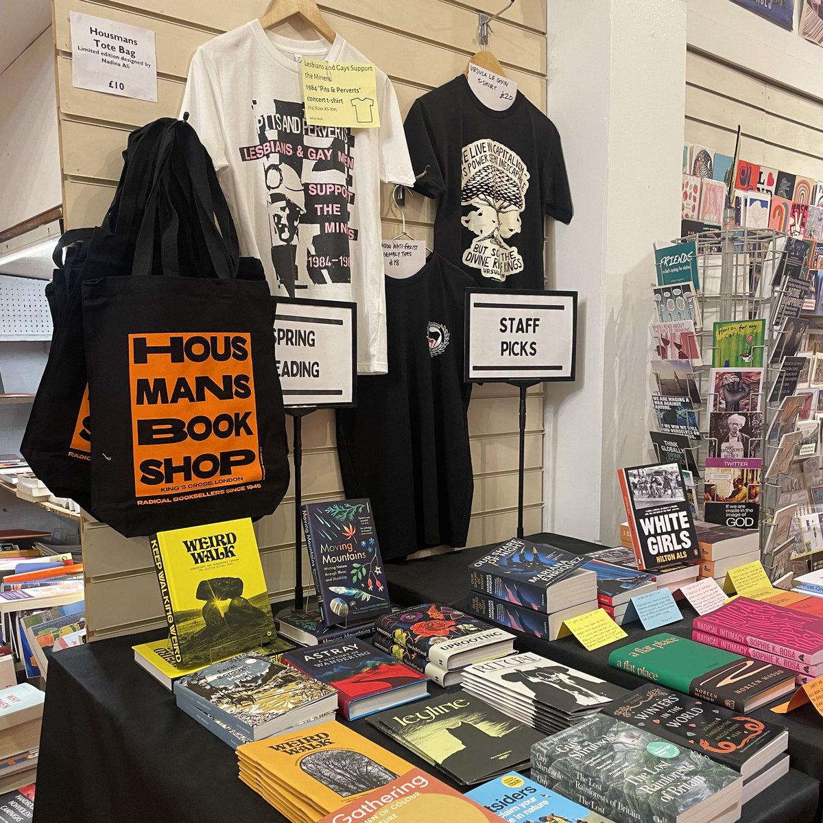 Discover @HousmansBooks one of Britain's longest continuous-running radical bookshops! Explore diverse titles in feminism, pacifism, LGBTQIA+ politics & more. Shop in-store and online, or support Housmans here hive.co.uk/Shops/Housmans…! 📚✨ #Bookshops #choosebookshops #books