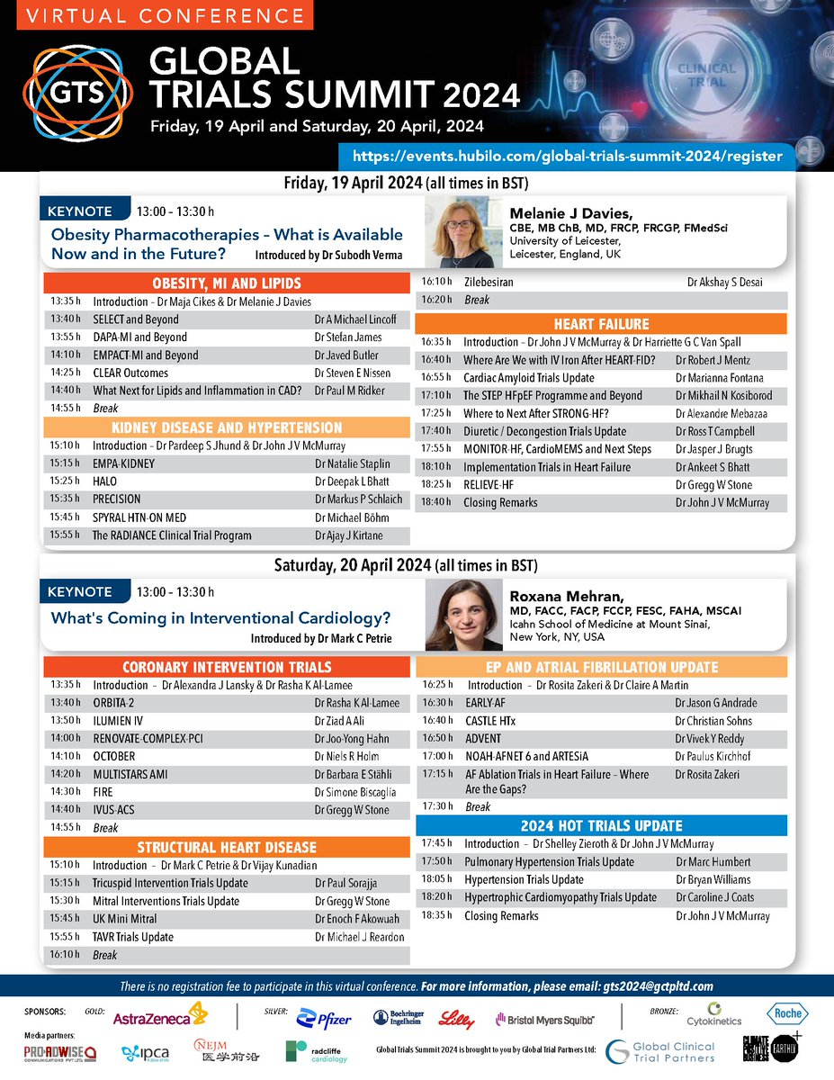 Starting after the break at 3,10pm BST - KIDNEY DISEASE AND HYPERTENSION
events.hubilo.com/global-trials-…