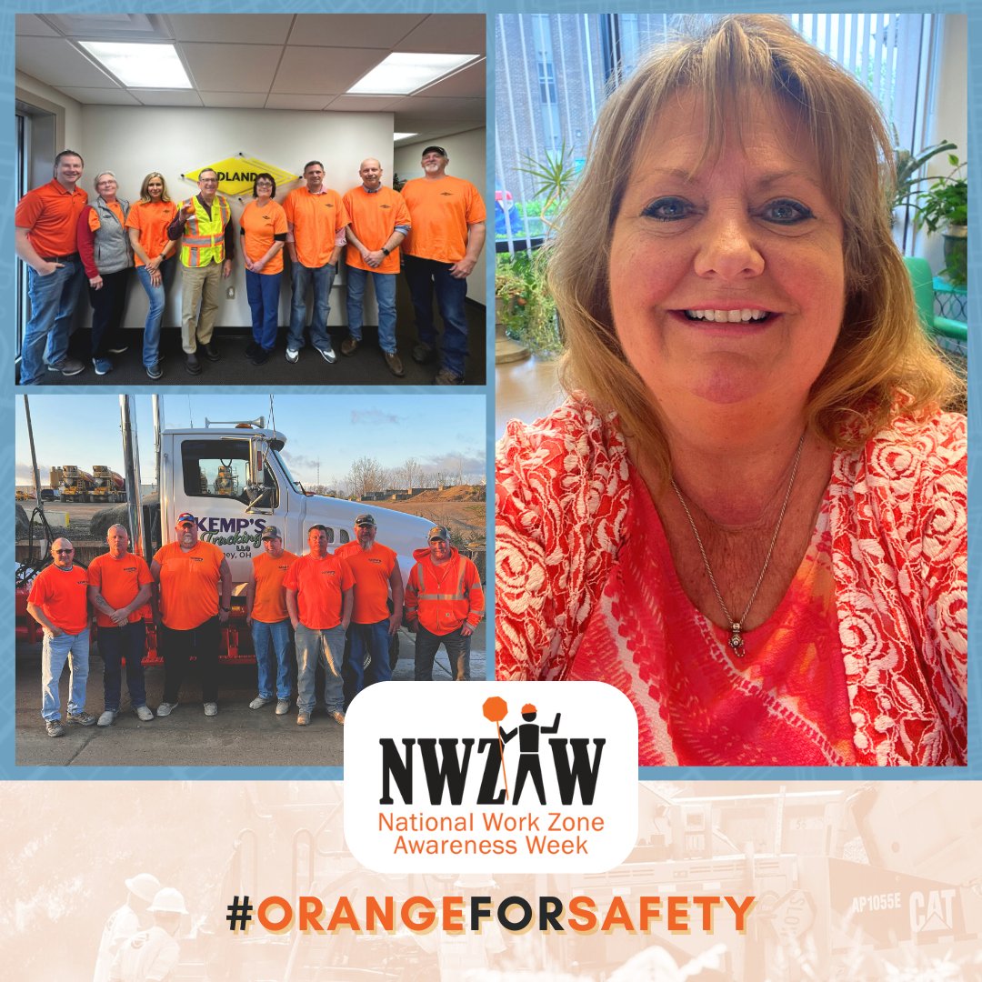 Did you support our crews by wearing orange on #GoOrangeDay? Let's continue to honor the hardworking men and women who keep our roads safe. #NWZAW #OrangeForSafety