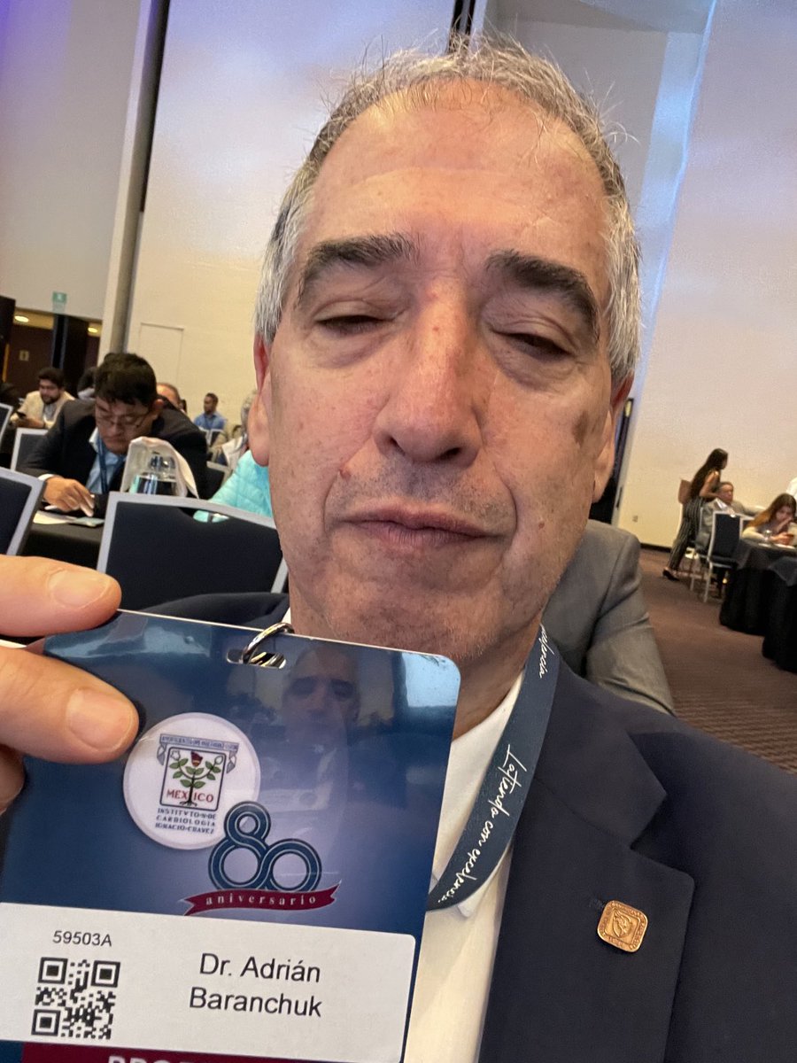 Adrian Baranchuk MD FACC FRCPC FCCS FSIAC (@adribaran) on Twitter photo 80 Aniversario del INC Dr. Ignacio Chávez
Empezamos en 5 min!
Un verdadero honor!
<a href="/SIAC_cardio/">SIAC</a> presente!
<a href="/smexcardiologia/">Sociedad Mexicana de Cardiología</a> <a href="/ANCAM_MEXICO/">ANCAM México</a> 80 Aniversario del INC Dr. Ignacio Chávez
Empezamos en 5 min!
Un verdadero honor!
<a href="/SIAC_cardio/">SIAC</a> presente!
<a href="/smexcardiologia/">Sociedad Mexicana de Cardiología</a> <a href="/ANCAM_MEXICO/">ANCAM México</a>