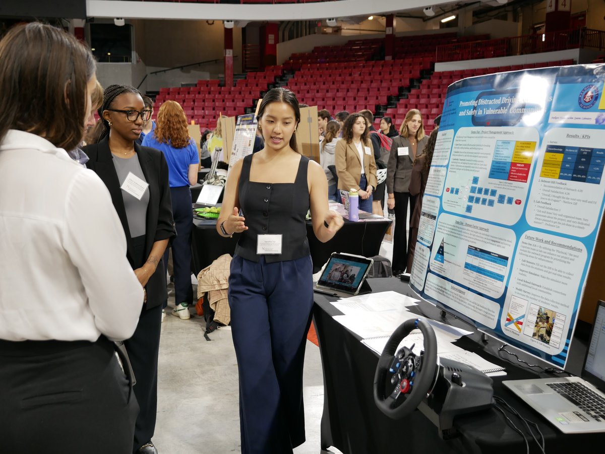 NortheasternCOE's tweet image. The Mechanical and Industrial Engineering Department hosted its Spring 2024 Capstone Day earlier this week in Matthews Arena. Congratulations, MIE Huskies! #nucoe #engineeringinaction