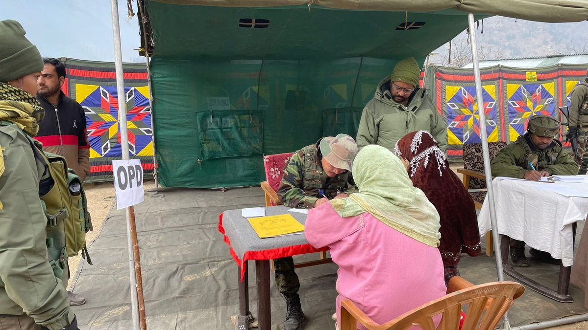 'Indian Army extends vital healthcare to Poonch with a Medical Camp, promoting well-being and strengthening community ties through compassionate service. #IndianArmy #CommunityHealthcare' 
#IndianArmyWithAwam
#JammuAndKashmir 
#JusticeForNeha 
#MarketMahalakshmiMovie  #WestBengal