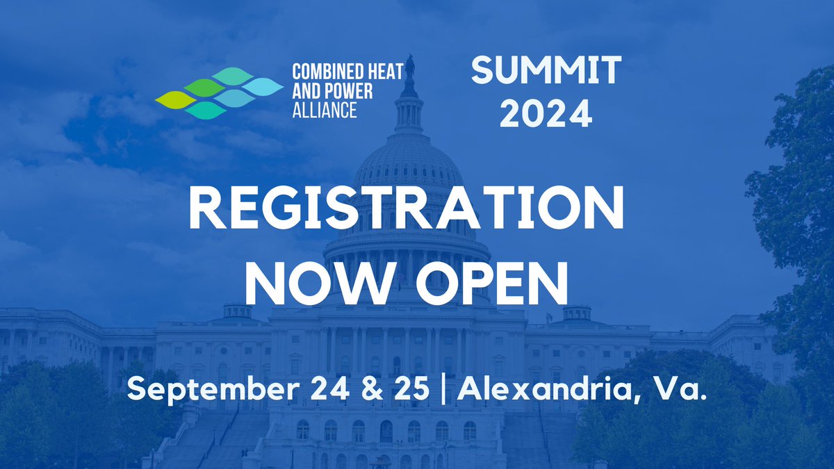 CHPAlliance's tweet photo. Have you heard?

Registration is OPEN for the 5th annual National Summit on CHP!

We're excited for another year of in-depth sessions, networking, and more. Sign up now to lock in our early-bird discount ⤵️

https://t.co/qJjq7JjGcP https://t.co/yLEnsJJjTu