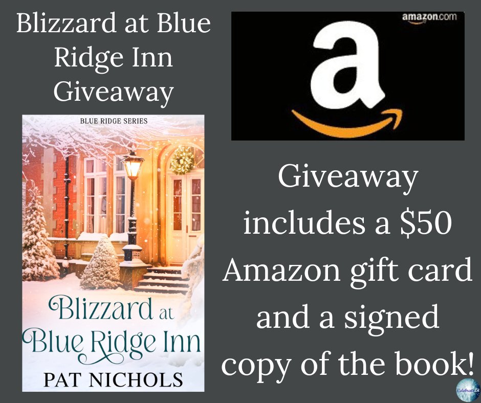 Jennifer Sienes (@jennifer_sienes) on Twitter photo Blizzard at Blue Ridge Inn is on tour with <a href="/Celebrate_Lit/">Celebrate Lit</a>. Read my author interview and enter for a chance to win a $50 Amazon Gift Card and a signed copy of the book.
jennifersienes.com/interview-with… Blizzard at Blue Ridge Inn is on tour with <a href="/Celebrate_Lit/">Celebrate Lit</a>. Read my author interview and enter for a chance to win a $50 Amazon Gift Card and a signed copy of the book.
jennifersienes.com/interview-with…