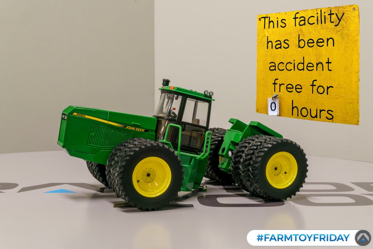 TractorZoom's tweet image. Had to reset the accident-free board today. #sadday #farmtoyfriday