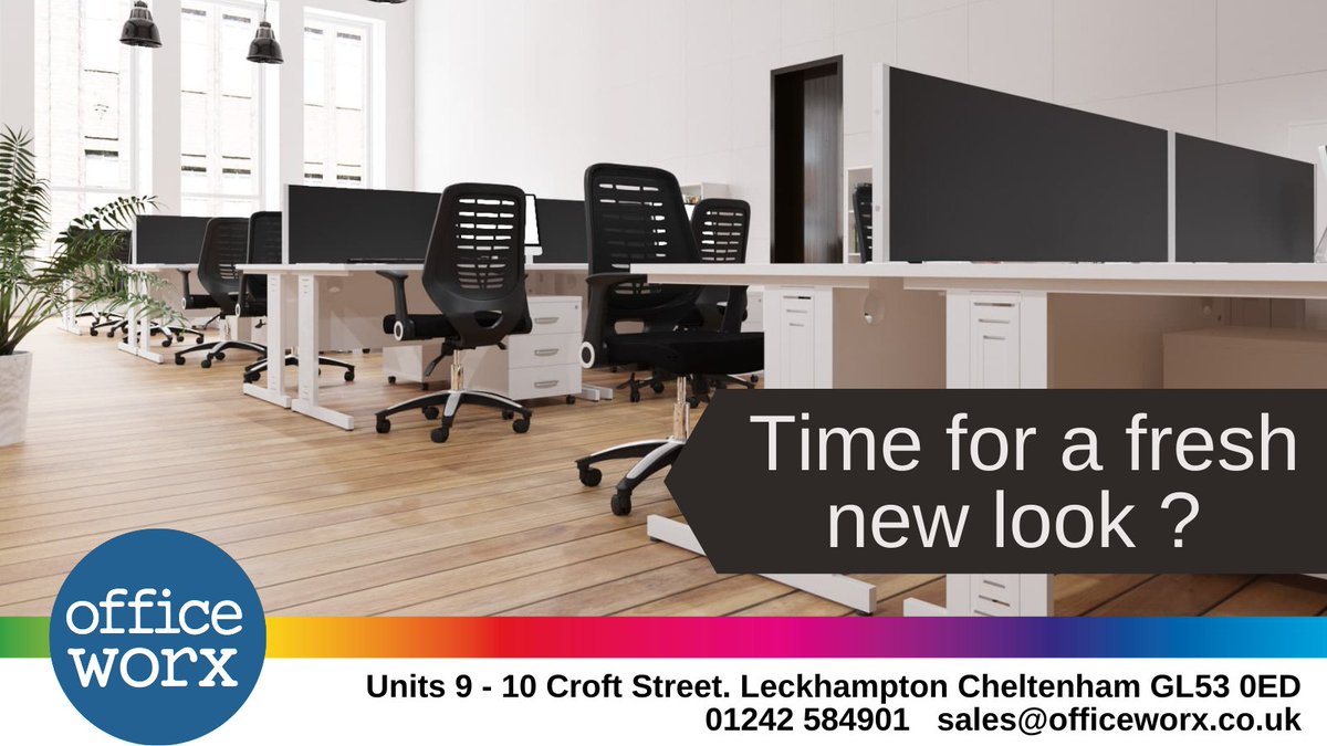 We partner with several office seating & furniture manufacturers to allow us to deliver and install an extensive range of products in different colours & materials.

officeworx.co.uk/office-furnitu…

#officefurniture #glosbiz #officeseating #furniture