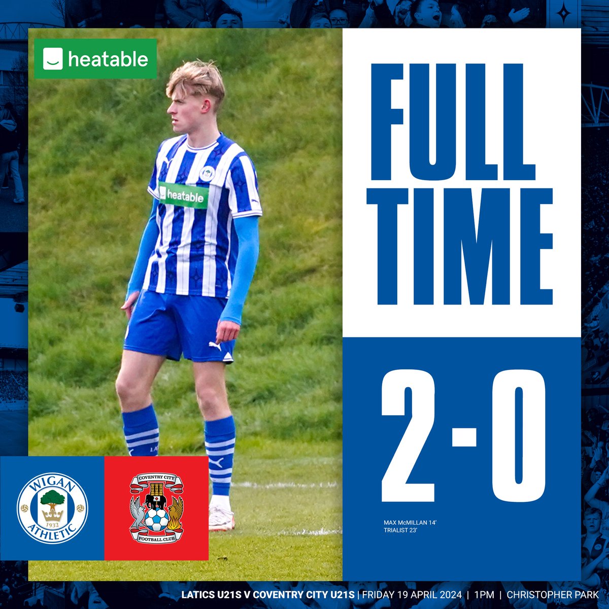 Brilliant to see our U21s get back to winning ways after a difficult April so far! 👏🏼 Latics get their first win since March 25th, a run of 4 games where we picked up just 1 point, and our first league clean sheet since October 30th 🧤 🗓️ April 23rd | Ipswich U21s (A) #wafc