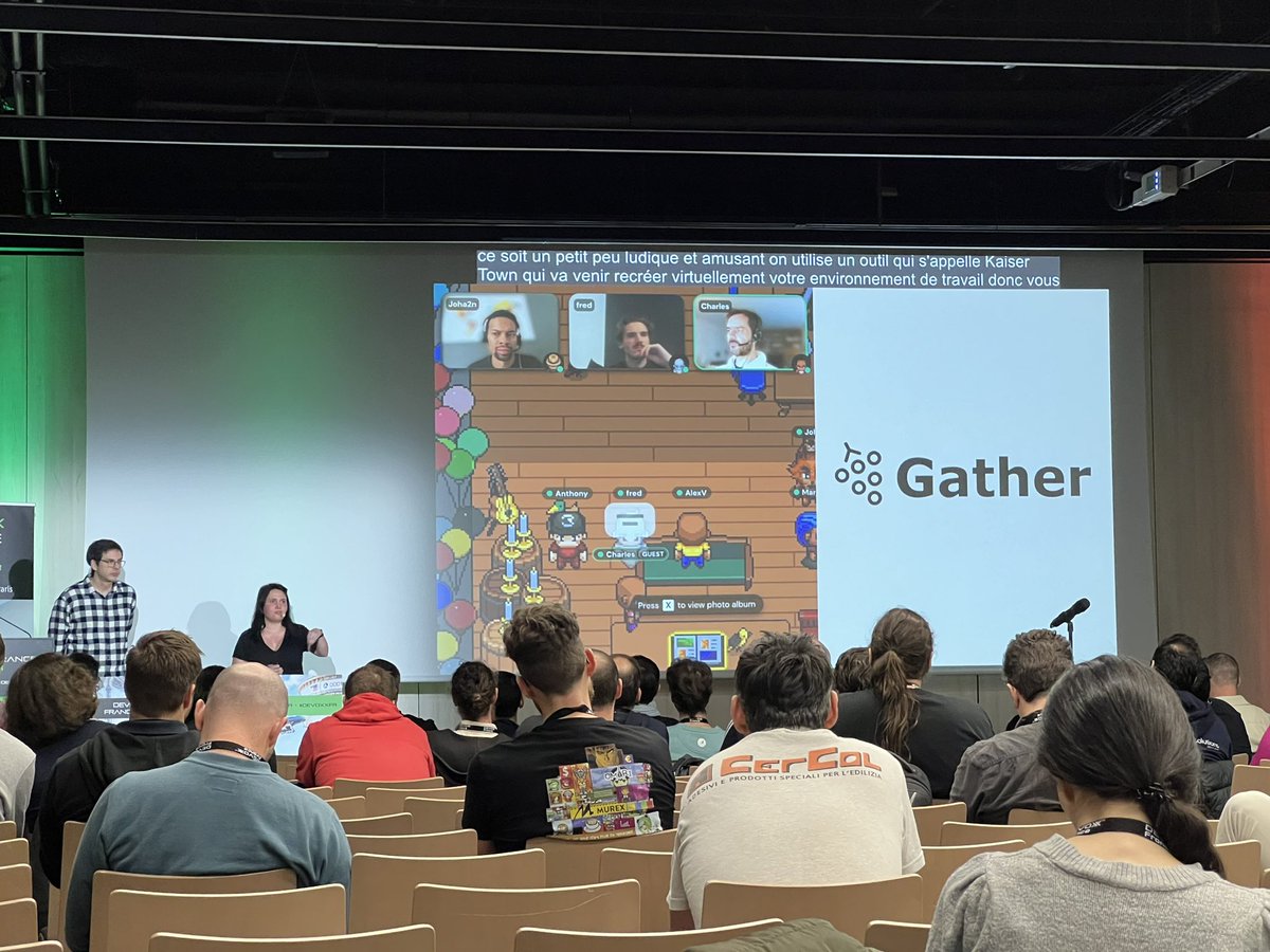 WoodyZuill's tweet image. What a wonderful presentation on #SoftwareTeaming/#MobProgramming by Marjorie Aubert and Alexandre Victor! They are sharing real-life experiences, which is it always is exciting to me. #DevoxxFr
