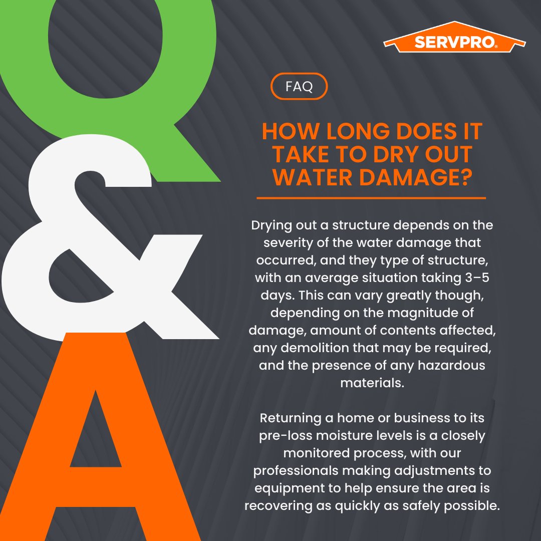 SERVPRO is here to answer your questions! #servpro