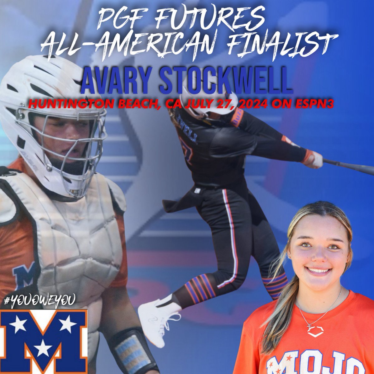 Thank you @PGFnetwork for naming 3 of our athletes FINALISTS for the PGF Futures All-American Game! Big congrats to @kensiarringdale, @hallebailey2026, & @AvaryStockwell! This is a much-deserved accomplishment for these 3 who are at the top of the ‘26 class in the nation. 🧡💙👏🏼