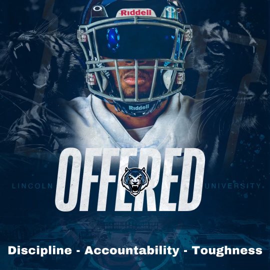 BeauHolley6's tweet photo. Blessed to announce that I have received an offer from Lincoln University!! @millersd73 @Coach_Webster2 @Coach__Pratt @Coach_AD4 https://t.co/ETaC77s6zm