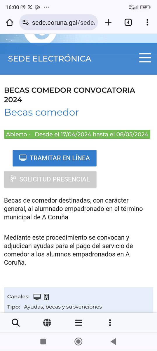 Xa está aberto o prazo para solicitar as "becas comedor" do <a href="/ConcelloCoruna/">Concello da Coruña</a>. Podes facelo vía web ou pedir máis info no 010.