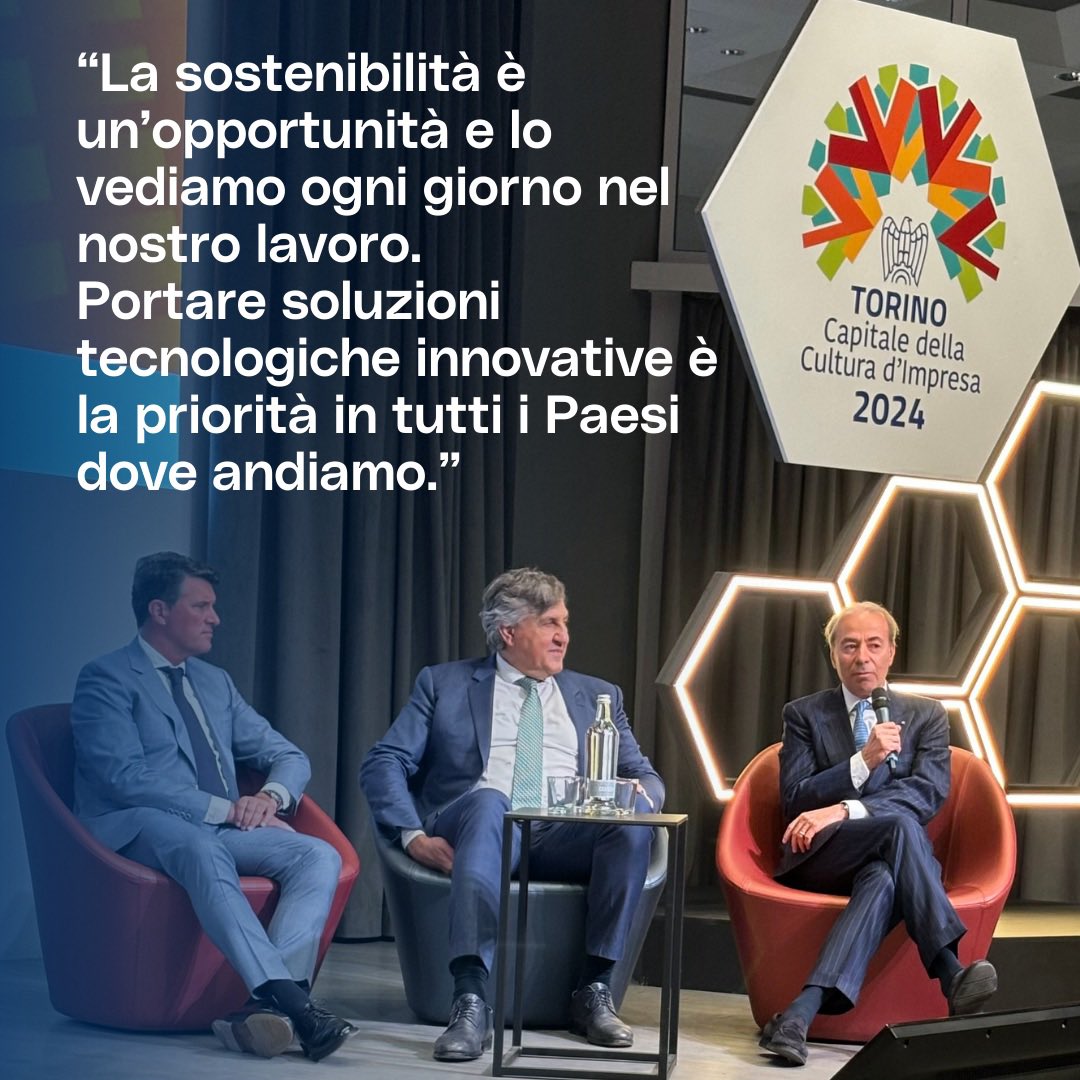 Oggi a Torino per partecipare all'evento promosso dall'Unione Industriale di Torino sulle "Energie possibili".  Torino, culla e fulcro dell'industria italiana nel dopoguerra, ci offre oggi l'opportunità unica di parlare di futuro, di energia e di chimica.