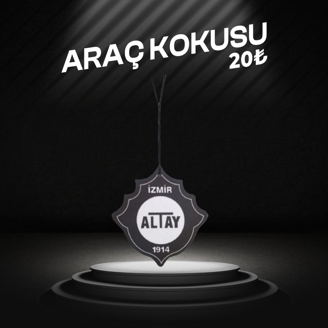 Altay Racing Esports araç kokusu @altaystore fiziki mağazasında satışta.