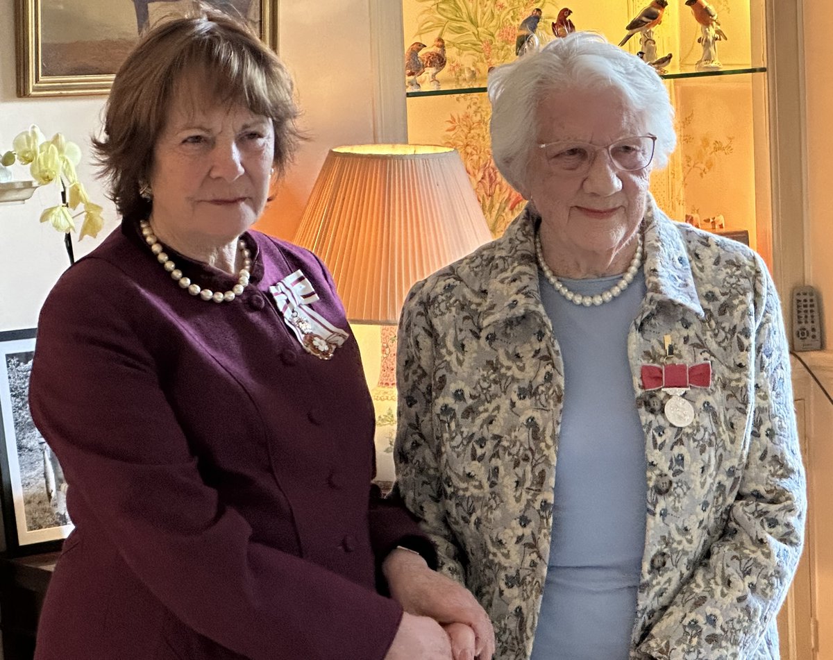 Mrs June Miller – For Services to the Community in Stanton. #BritishEmpireMedal #Suffolk